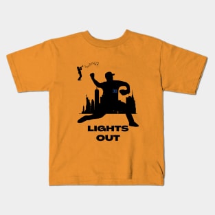 Edwin Diaz New York Mets Lights Out Kids T-Shirt